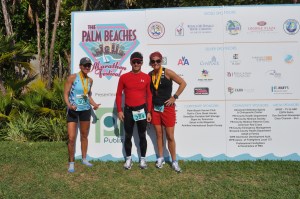 The three finishers from Steeplechase