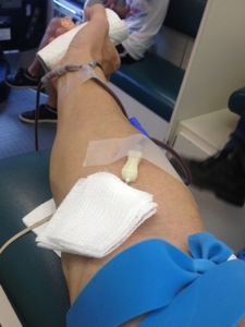 blood donation before exercise dave masterson