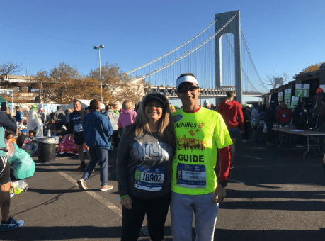 Start Area and Achilles athlete staging